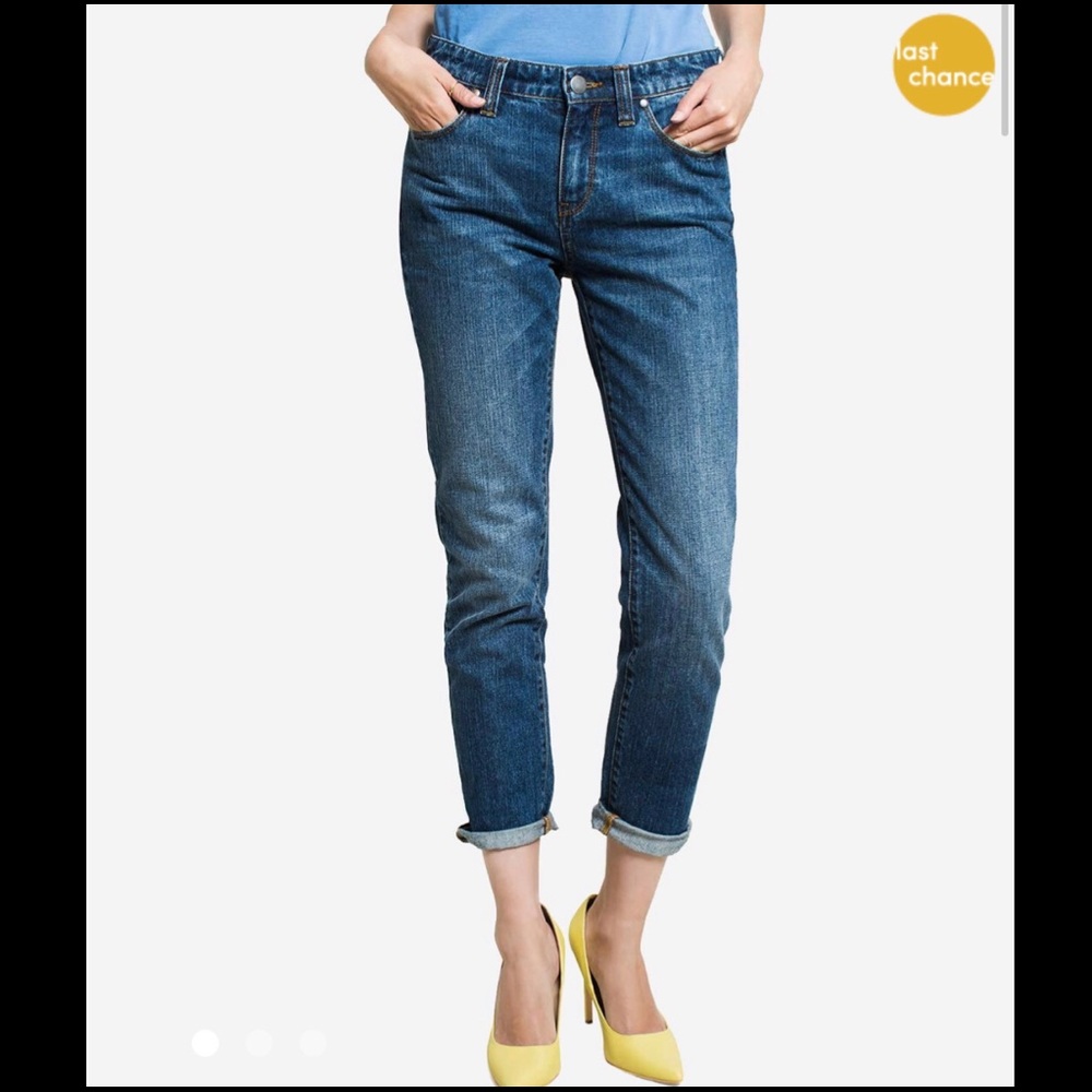 Grana Japanese denim slim boyfriend jeans